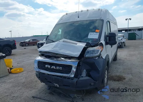 2020 Ram Promaster 2500 High Roof 159 Wb из США, поврежденный, VIN 3C6TRVDG9LE122057